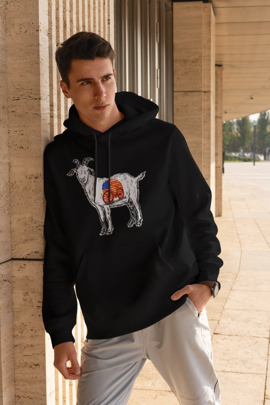 Men's Printed Hoodie - Hooded