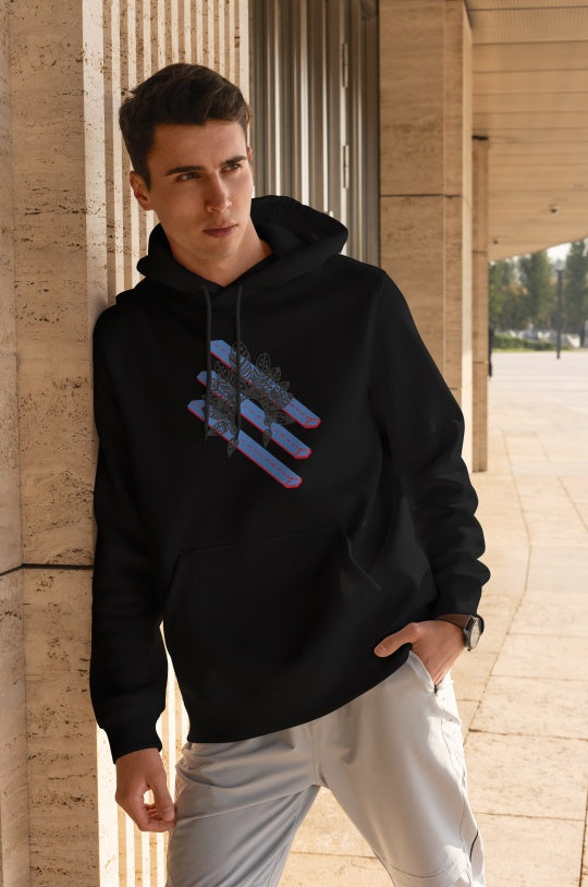 Men's Printed Hoodie - Hooded