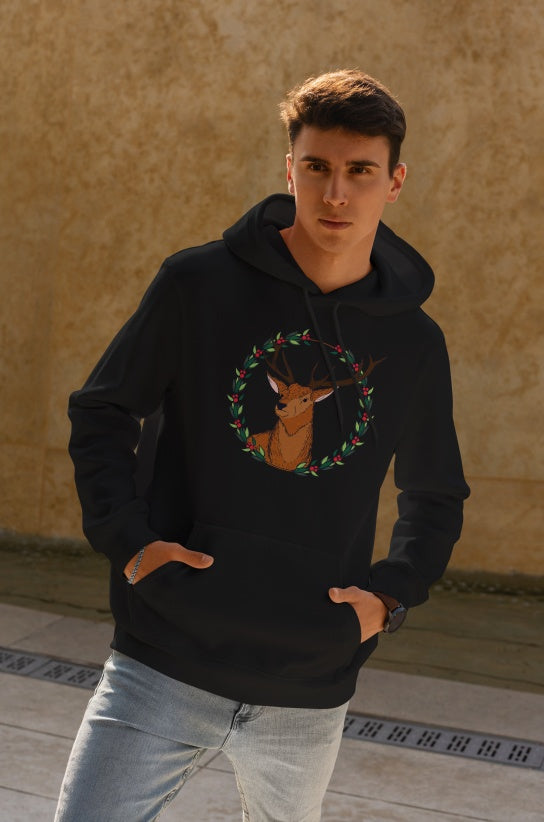 Men's Printed Hoodie - Hooded