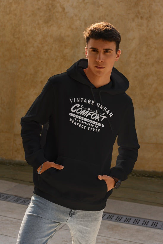 Men's Printed Hoodie - Hooded