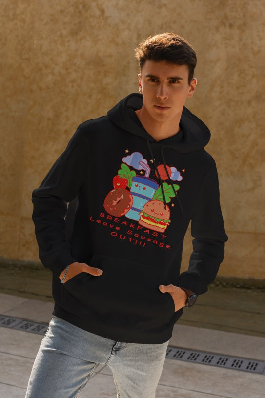 Men's Printed Hoodie - Hooded