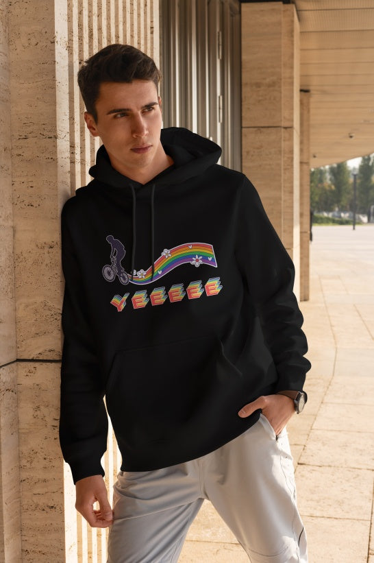 Men's Printed Hoodie - Hooded